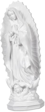Toyvian 3 Piezas Estatua Virgen María Resina Figuras Religiosas Decoración Hogar Oficina Mesa Artesanía Católica