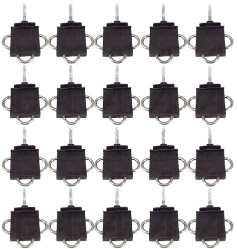 20x Three 3-Way Electric Fence Gate Handle Insulator Connection Connector