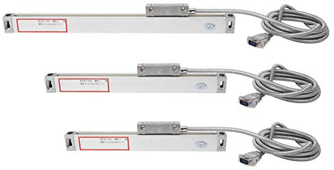 Linearmaßstab (200mm+400mm+500mm), Digital Linear Scale Set Lineare Skala für JCS900-2AE JCS900-3AE DRO, Linear Scale Encoder