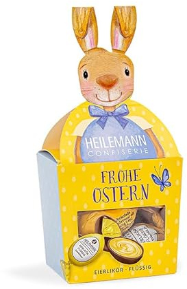 Heilemann Hase mit Eierlikör Ostereiern, 10er Pack (10 x100 g)