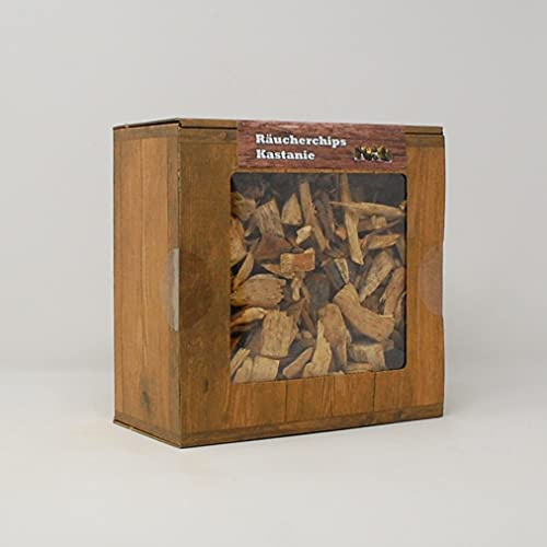 Landree Kastanie BBQ-Chips, 3L Box, Qualitätsgeprüft direkt vom Hersteller aus Schleswig-Holstein