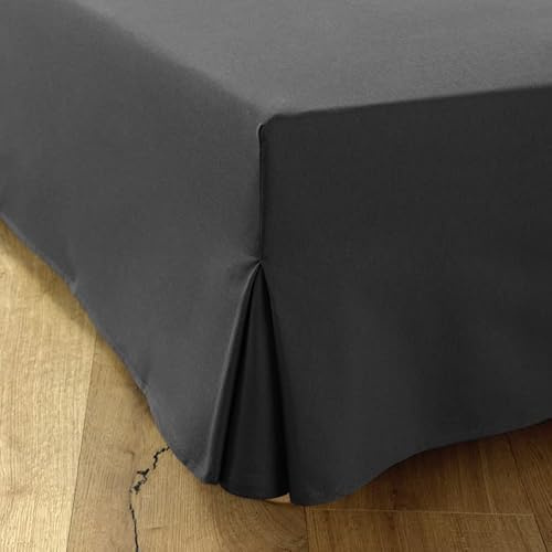 Betthusse 180x200 Asphalt – Mit 4 Seiten von 30 cm für Bett 180 x 200 cm