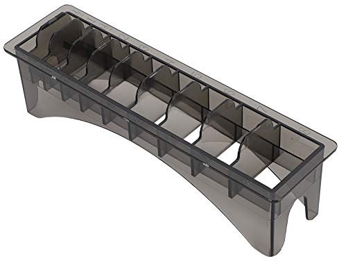 Clipper Guard Holder Organizer Barber Guard Holder Rectangular Plastic Guide Comb Storage Box Case 10 Grid Base for Electric Hair Clipper Limit Comb Hair Tools Supplies Container
