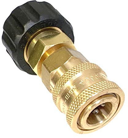 M&M Smartek Hochdruckschlauch M22-14mm IG, 1/4 u.a. | Ersatz- oder Verlängerungsschlauch für Hochdruckreiniger; M22-14mm IG, 1/4, Quick Connect.