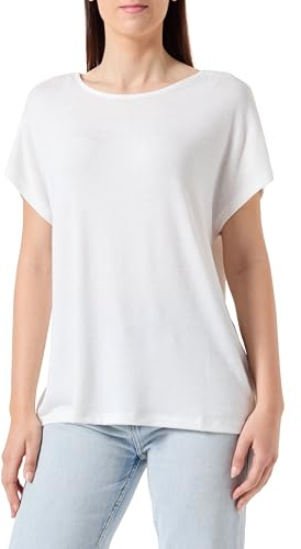 ONLY Onlmarna S/S Back Crochet Top JRS T-shirt, Vit, S