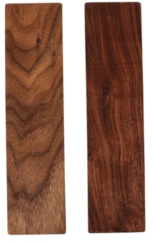 Operitacx Lot de 2 blocs de sculpture sur bois de noyer noir pour débutants