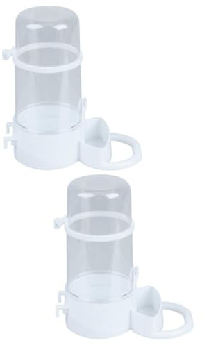 BESPORTBLE 2pcs Automatic Pet Feeder for Hamster Food Dispenser Timer Safe Material Rabbit and Squirrel Feeder Easy to Use and Clean