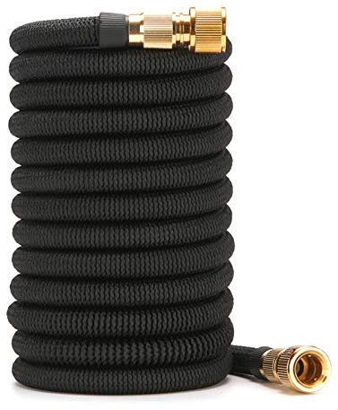 Yolispa Flexibler Gartenschlauch 3 x Flexibler Wasserschlauch mit 8 mit Spritzpistole Wasserschlauch flexibel Gartenschlauch Bewässerungsmodi für Gartenbewässerung, Autowäsche