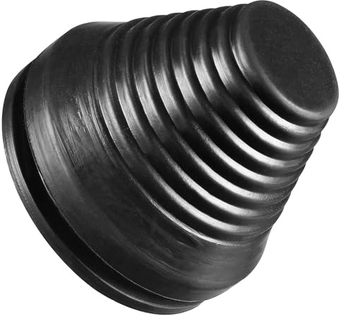 TA-VIGOR 4Pcs Conical Rubber Grommets 50mm Drill Hole Wire Protectors | Black Rubber Tower Shaped Grommets Wire Protection Firewall Hole Plug from Abrasion, for Electrical Panels and Bulkheads