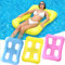 3 PCS Inflatable Pool Float Lounger, 120 x 85 cm, Multi-Colour Summer Water Mattress (Light blue + Yellow + Pink)