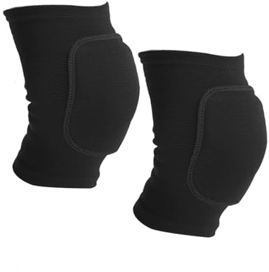 Dstarymnix Ginocchiera pallavolo unisex, ginocchiere morbide per allenamento, ginocchiere elastiche antiscivolo traspiranti, protezione ginocchio sport, per danza, yoga, basket, corsa，talla S niños