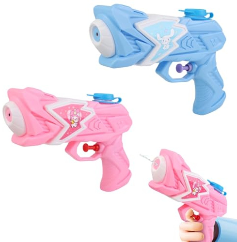 AYNKH 2 Pack 500ml Children's Water Gun, 8-10m Range Water Pistol,Soaker for Kids & Adults, Summer Outdoor Pool Beach Water Battle Toy | Water Guns Kids, Water Pistols