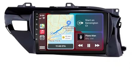 Touchscreen Car Radio for Toyota Hilux 2016-2018 RHD Car Audio Receivers, Hd Display, Portable Live Navigation, Music Video Player, Bluetooth Fm Radio, 4 Core 1G+16G