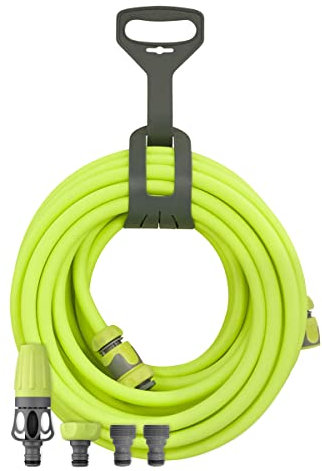 Flexzilla Garden Hose Kit with Quick Connect Attachements, 1/2 in. x 50 ft., Heavy Duty, Lightweight, Drinking Water Safe - HFZG12050QN