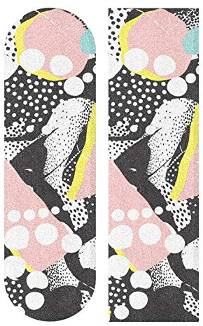 MNSRUU Skateboard Griptape Graffiti Muster Griptape Schleifpapier für Roller Rollerboard, 22,9 x 83,1 cm