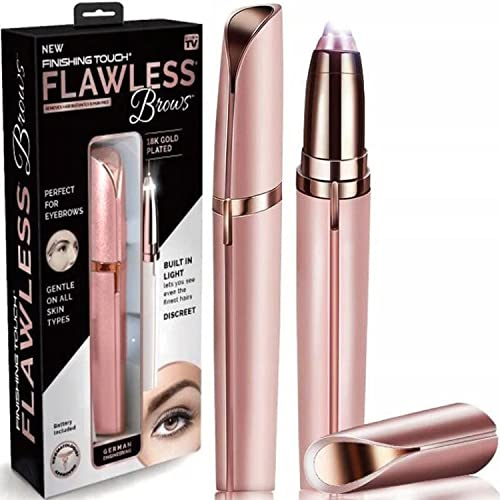RETOO Rasoir à sourcils sans douleur, tondeuse à sourcils pour femme, épilateur à sourcils, épilateur à sourcils, épilateur à sourcils, tondeuse électrique Eyebrow 13 x 2 x 1,7 cm