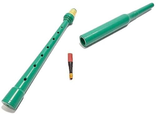 Practice Chanter by McCallum Bagpipes in Scotland - Junior Length/Child Size (PC1) Reed Included Learn to Play the Bagpipes. Perfect Starter Bundle for Beginners. For Kids and Adults. (Green)