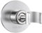 Duschkopfhalterung Ohne Bohren, Edelstahl 304 Handbrause Halterung Universal Verstellbar Brausehalter Selbstklebend Mit Klebepads Duschhalterung Mit 360 Grad Kugelgelenk Verstellbar (Silber)