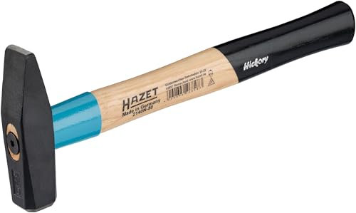 HAZET Schlosserhammer BluGuard 2140N-50, 320mm Länge, 500g Hammerkopf,mit Keilschraube für höchste Sicherheit, Qualitätsstahl und ergonomischem Stiel