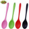 BMXCH 4 Pezzi 27 cm Cucchiaio silicone cucina, mestoli Cucchiai in Silicone Cucchiai per Mescolare, Cucchiai Lunghi in Silicone Antiaderenti Resistenti al Calore per Cucinare, Cuocere, Mescolare