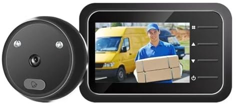 AMRTTWY Doorphone. Video Peephole Doorbell Camera,Auto Recording,Electronic Ring,Night View,Digital Door Viewer,Home Security ​​.Video Doorphone