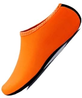HWJFDC vattentäta strumpor män kvinnor barn vattensport strand simstrumpor tunna multitryck halkskydd fitness yoga dans simning surfing undervattensskor (färg – 01, XXL)