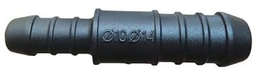 greitapigu.lt - Raccordo per connettore tubo, dritto, riduttore 14-10 mm, in plastica, per tubo dell’aria