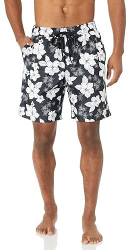 Amazon Essentials Uomo Shorts da Bagno da 23cm con Fodera Interna in Rete, Tasche, Chiusura con Coulisse