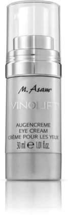 M. Asam VINOLIFT Augencreme (30 ml) – Augenpflege gegen Falten mit Resveratrol & verkapseltem OPC zur Hautverjüngung, Hyaluronsäure lässt die Haut praller & aufgepolstert aussehen