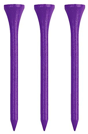 IZZO Golf Wood Golf Tees, 1.75 Inch, Purple (Pack of 200)