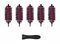LIGICKY Haarbürsten set rundbürste Mit Abnehmbaren Rollen Rundes Styling Werkzeug für lockiges Haar, 5 Rollen (5 cm) + 1 Griff, Klein