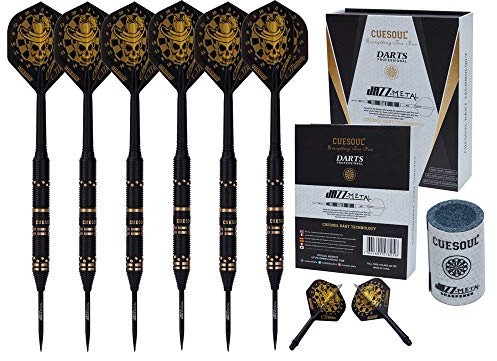 CUESOUL Jazz-Metal Messing Dart Set mit integrierten AK5 Flights