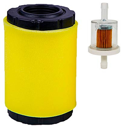 ZLKSKER 796031 Air Cleaner w/Fuel Filter, Replace for B&S 591334 594201 797704 31A507 31A607, Lawn Mower Air Filter