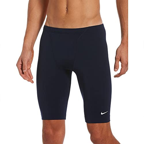 Nike Jammer Costume da Bagno da Uomo, Uomo, Costume da Bagno, NESSA006, Blu (Midnight Navy), L