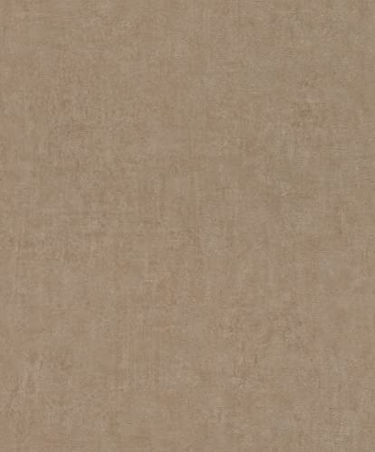 Rasch Tapeten Vliestapete (universell) Taupe 10,05 m x 0,53 m Factory IV 429299