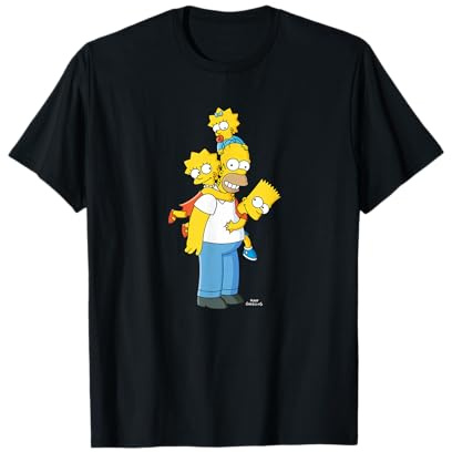Los Simpson: Homer, Lisa Bart y Maggie Play Camiseta