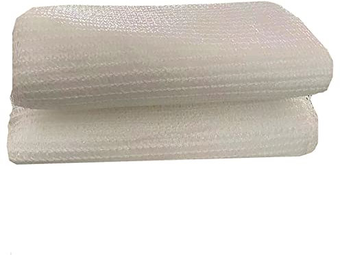 pingping1991 Weiß Schattierungsnetz,Sonnenschutz Netz Schattierungsnetz Sonnenschutznetz Sichtschutznetz Sunblock Shade Tuch Mit Ösen,für Pflanzenschutz Gewächshaus Scheune Zwinger (6x6m/19.7x19.7ft)