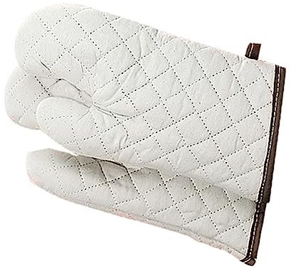 PRETYZOOM Ofenhandschuhe Baumwolle Hitzebeständig Mittel Mit Praktischem Stauraum Backhandschuhe Kochhandschuhe Für Küche Grill Und Backofen