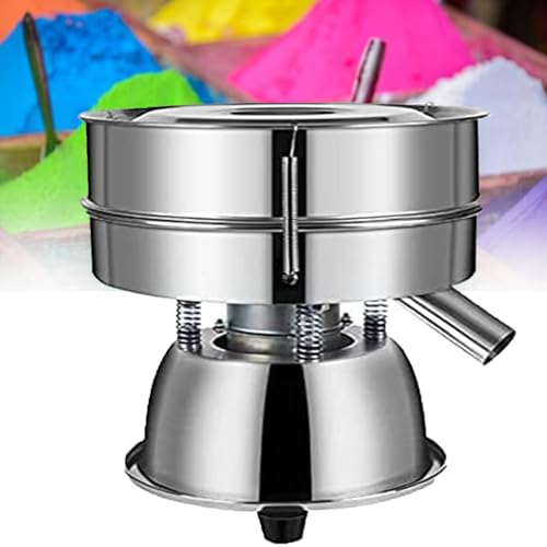ZHIXUMM Electric Flour Sifter, Automatic Sieve Shaker, Vibrating Flour Sifter Sieve Screen For Baking Powder Grain Particles Food Industrial Processing
