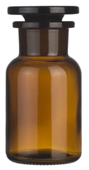 Glasbehälter 100 ml – braun, Vintage-Stil, mit praktischem Verschluss, ideal für Gewürze, Tee oder Heilkräuter, umweltfreundlich, aus recyceltem Glas, tschechisches Produkt