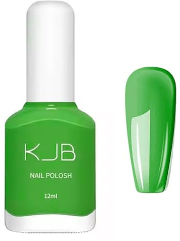 Virellay Glitzer Nagellack Schnelltrocknender Langanhaltender für DIY Nail Art Maniküre (Grün, 12 ML)