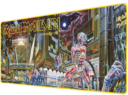 Subsonic - Iron Maiden XXL Mauspad 90 x 40 cm - Schreibtischunterlage mit Anti-Rutsch-Unterlage, Gaming-Mauspad - Offiziell lizenziert
