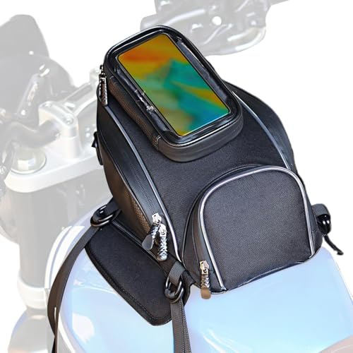 POIBNZ Borsa Serbatoio Moto per Yamaha XVS 650 2018-2020, Zaino da Moto di Grande capacità Multifunzionale, Borsa Portaoggetti per La Navigazione da Viaggio in Moto