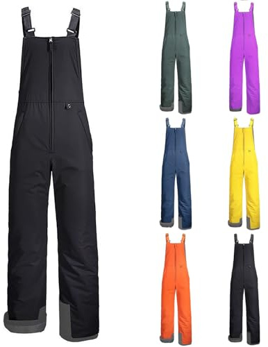 Tuta da Sci da Donna Salopette Generale Pantaloni da Neve Pantaloni da Snowboard isolati Impermeabili Tute da Neve Invernali da Outdoor Arrampicata Escursionismo Caldo Softshell con Tasche Multiple