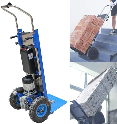 1200 W Elektrischer Treppensteiger-Sackkarren, Bürstenloser Motor, Treppen- Und Abstiegsmöglichkeit, 400 kg Kapazität, Für Möbellogistiklager,001