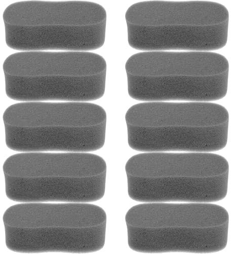 Éponge à Cheveux de Salon Noire, Lot de 10 pour Coupe de Cheveux | Sponge, Prise Confortable et Usage Simple, Douce Peau, Adaptée aux Barbiers et Stylistes
