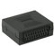 CABLEPELADO Adaptateur péritel femelle | Adaptateur pour câble Péritel femelle vers femelle | Coupleur 21 Pin Scart | Raccord péritel | Femelle vers femelle | Noir