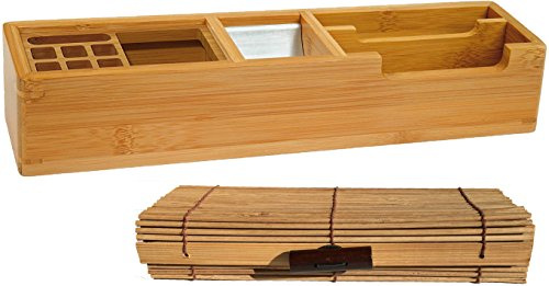 Wedo Schreibtischbutler lang Bambus braun