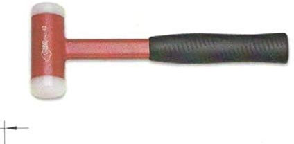 Mazzuola antirimbalzo con battenti intercambiabili Ø 30 mm