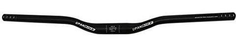 Mountain Bike Road Bike Handlebar Aluminum Alloy Flat Bar Riser Bar 25.4mm600mm & 31.8mm620mm(Riser Bar 31.8mm620mm)